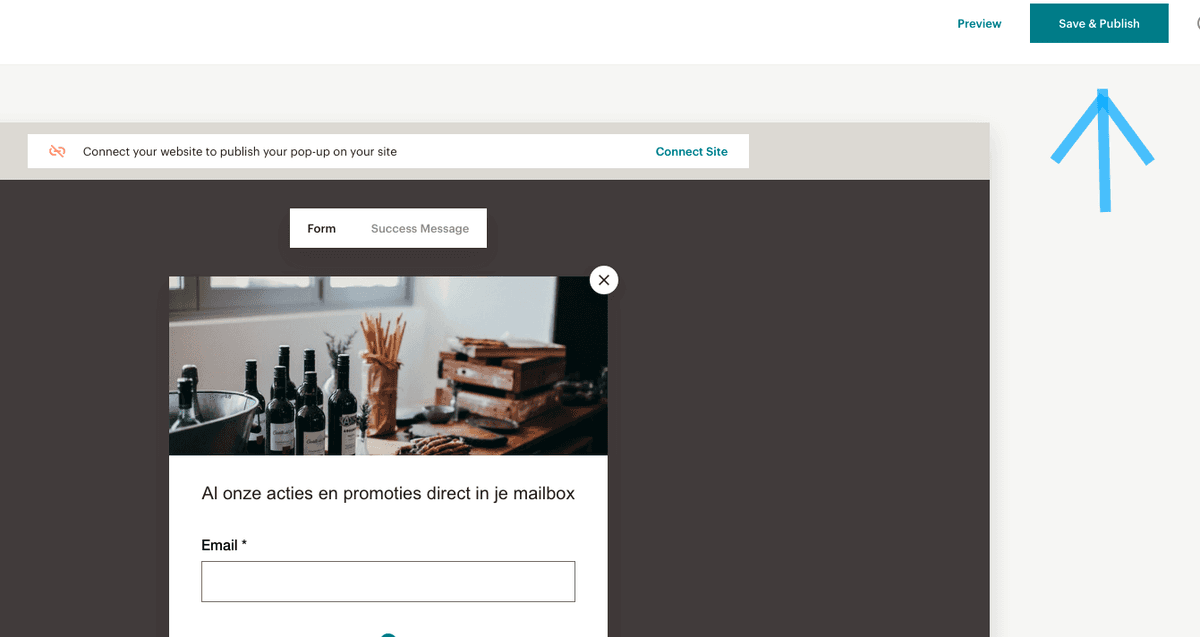 Mailchimp signup forms