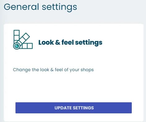 Look & Feel Settings