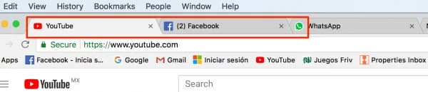 Favicon in browser tabs