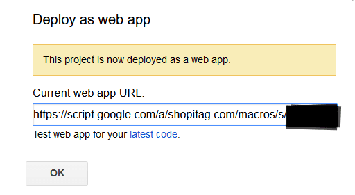 Webhook settings in Sayl Retail
