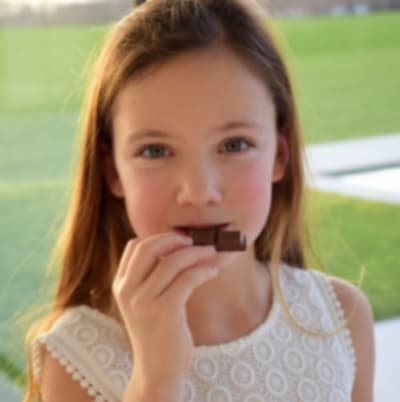 Child enjoying Sweet-Switch product